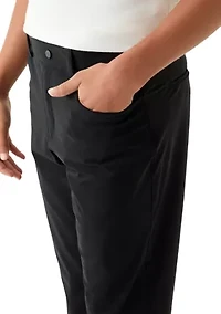 Boys 8-20 Pocket Active Waistband Performance Pull On Pants