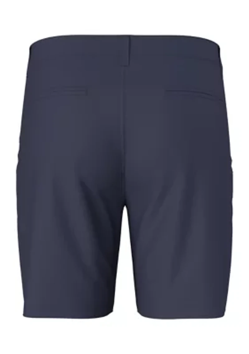 Boys 8-20 7" Flat Front Active Waistband Performance Pull On Shorts
