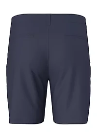 Boys 8-20 7" Flat Front Active Waistband Performance Pull On Shorts