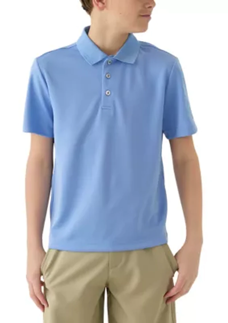 Boys 8-20 Mesh Polo Shirt