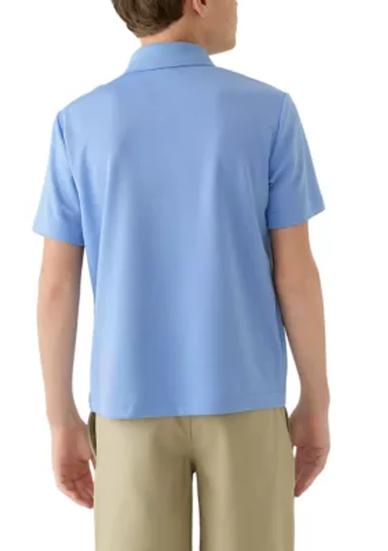 Boys 8-20 Mesh Polo Shirt