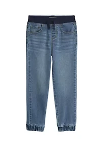 Boys 4-7 Denim Jogger Pants