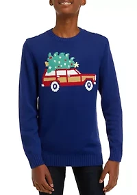 Boy 8-20 Woodie Crew Neck Graphic T-Shirt