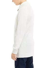 Boys 8-20 Cotton 1/4 Zip Sweater