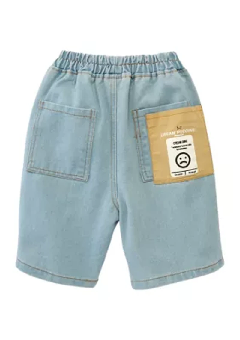 Toddler Boys Elastic Waist Shorts
