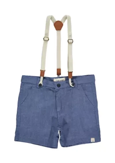 Boys 2-10 Captain Shorts with Suspenders