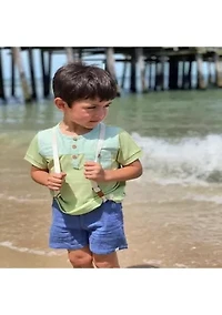 Boys 2-10 Captain Shorts with Suspenders