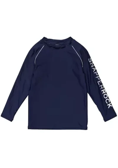 Navy Sustainable LS Rash Top