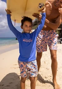 Azure Blue Sustainable LS Rash Top