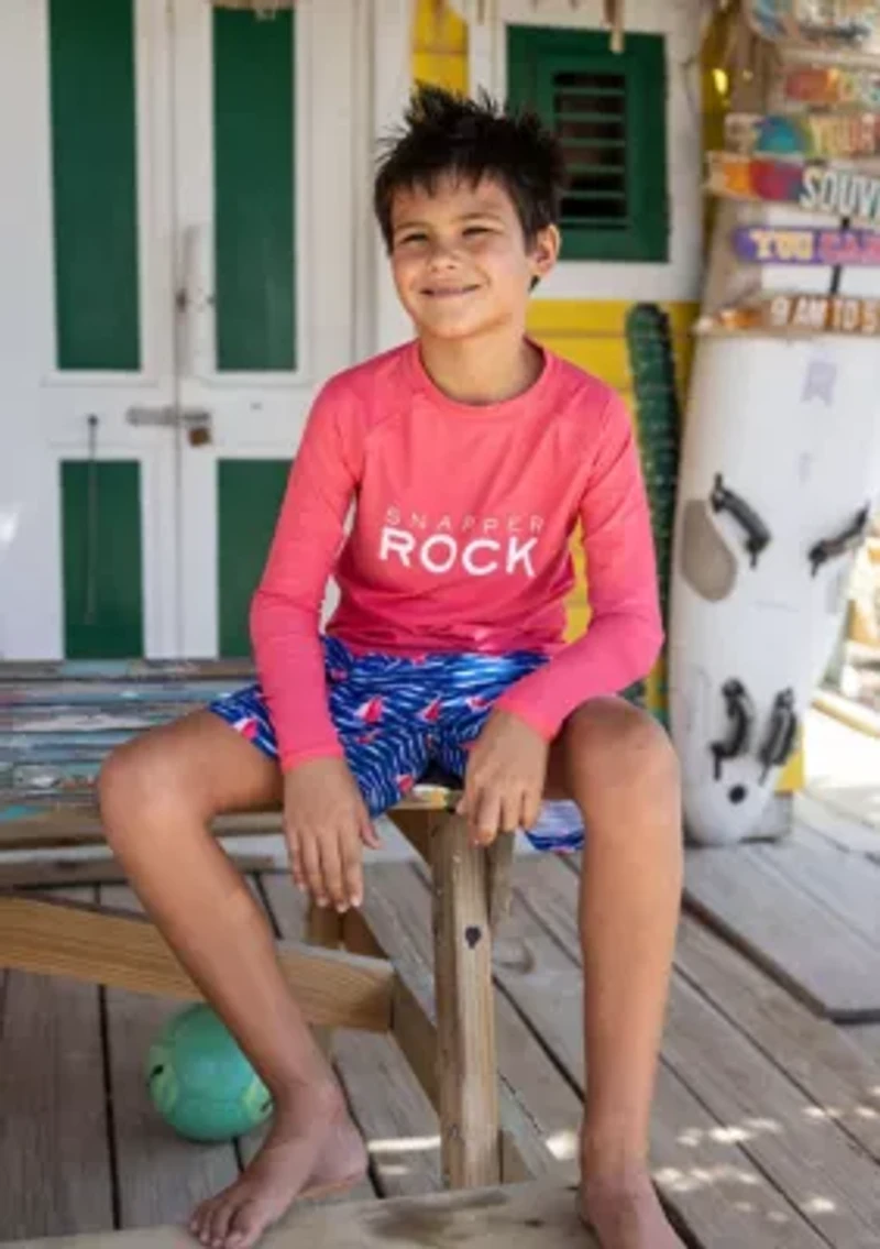 Rocking Red LS Rash Top