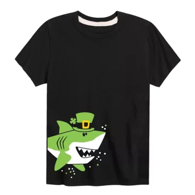 St Patricks Shark Graphic T-Shirt