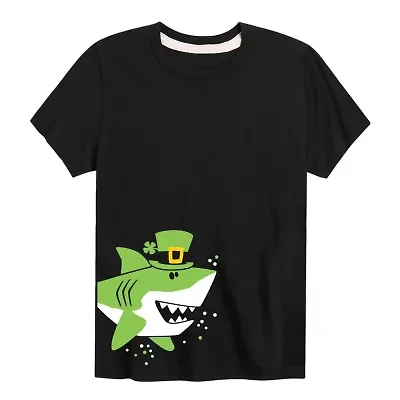 St Patricks Shark Graphic T-Shirt