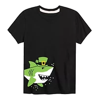 St Patricks Shark Graphic T-Shirt