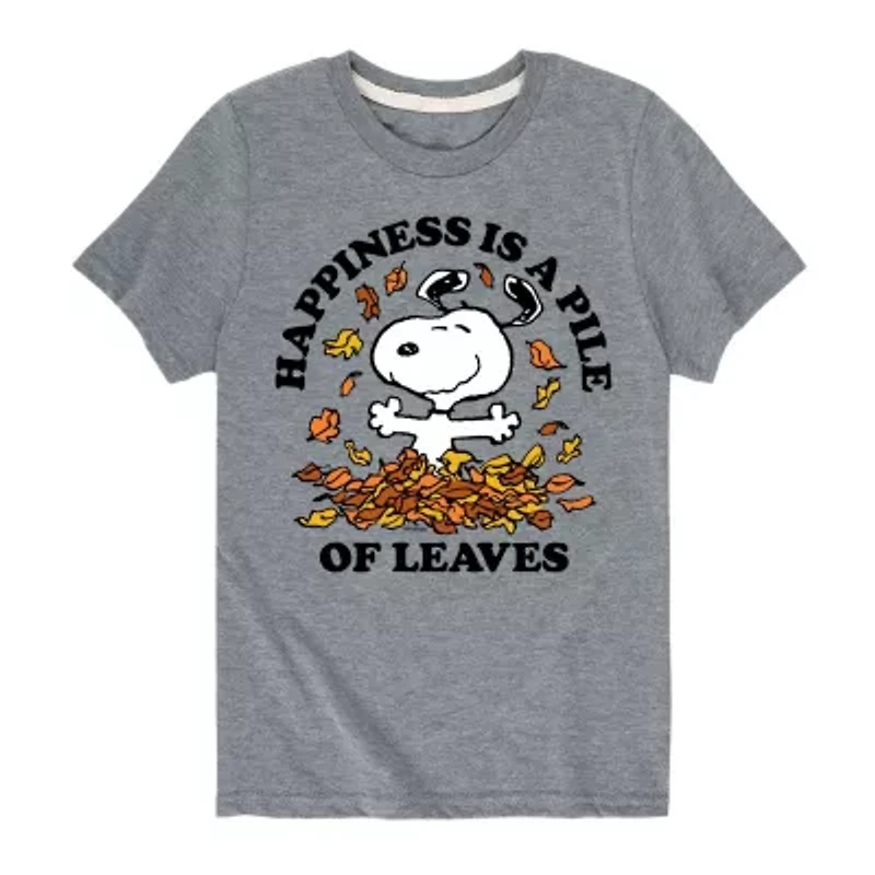 Happiness Is A Pile Of Leaves Graphic T-Shirt