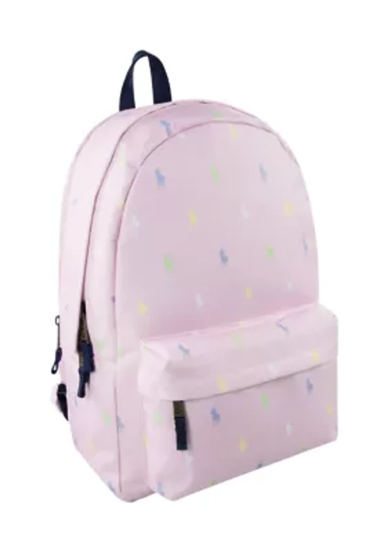 Polo Pony Printed Backpack