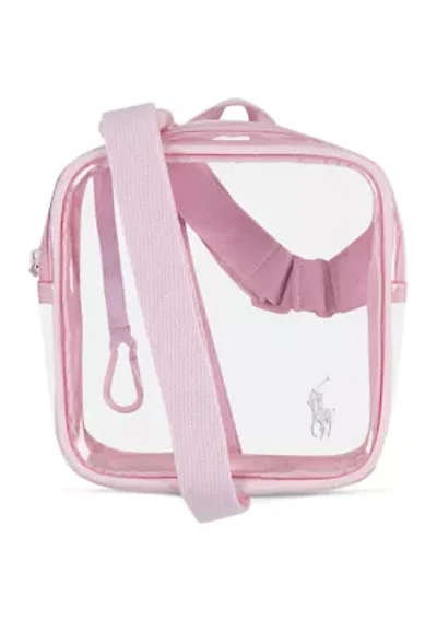 Girls Polo Square Clear Crossbody Bag