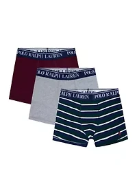 Boys 8-20 Cotton Stretch Boxers - 3 Pack