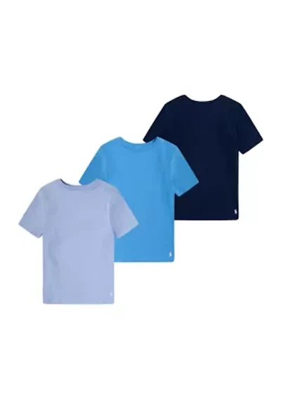 Boys 8-20 Cotton Crew Neck Undershirts - 3 Pack