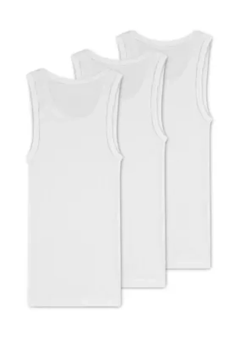 Boys 8-20 Tank Undershirt 3 Pack
