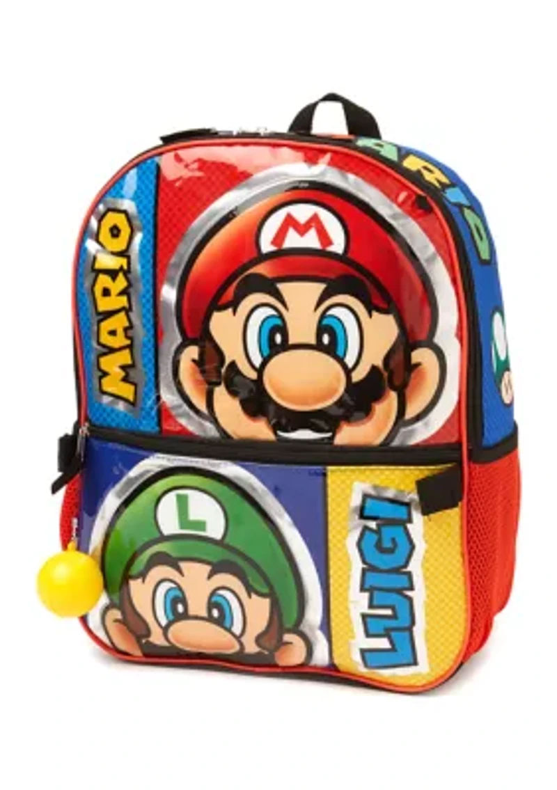 Super Mario 5 Piece Backpack Set