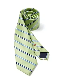 Boys Simple Striped Tie