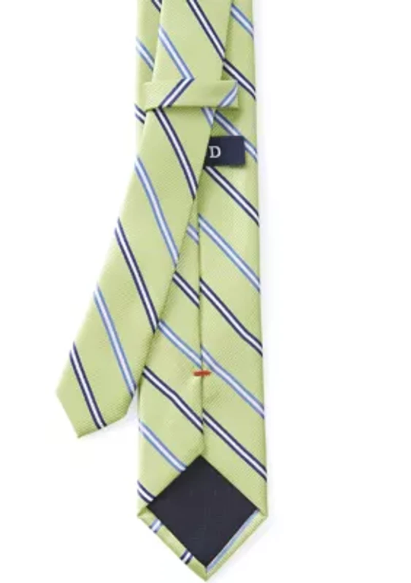 Boys Simple Striped Tie