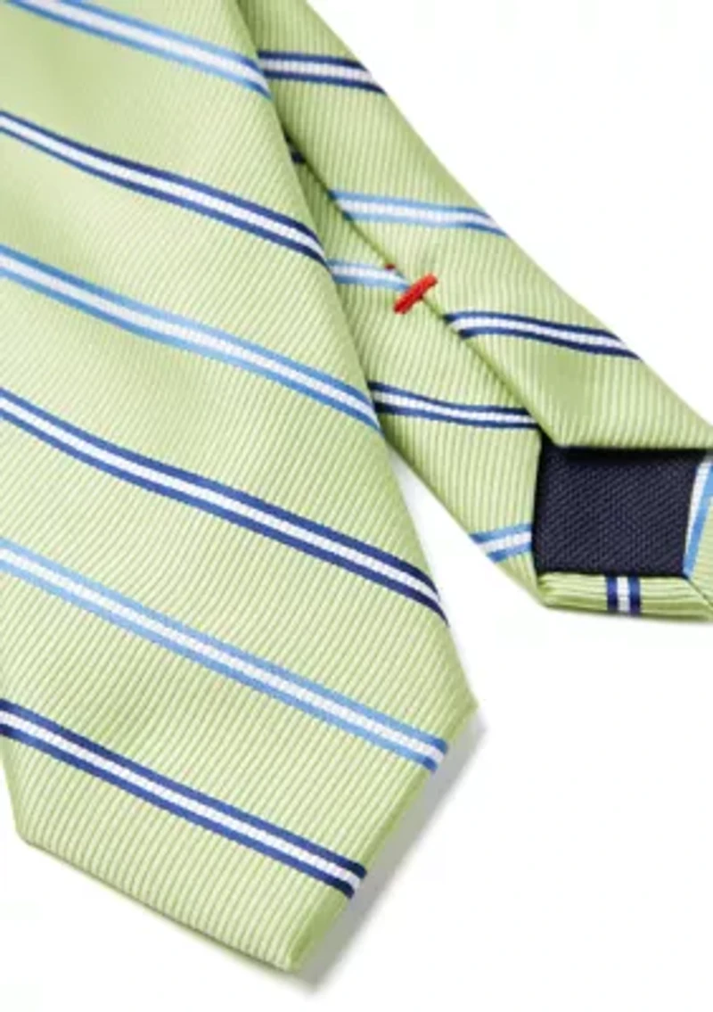 Boys Simple Striped Tie