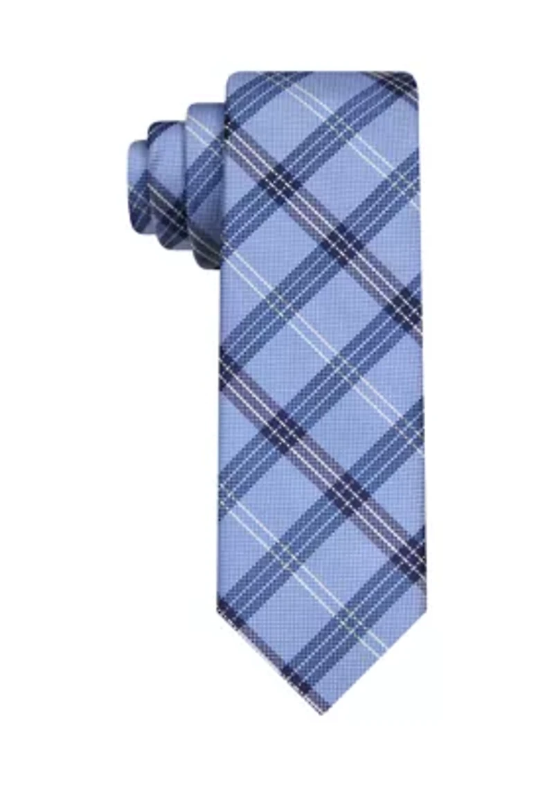 Boys Classic Plaid Tie