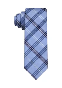 Boys Classic Plaid Tie
