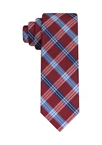 Boys Classic Plaid Tie