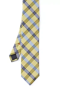 Boys Classic Plaid Tie