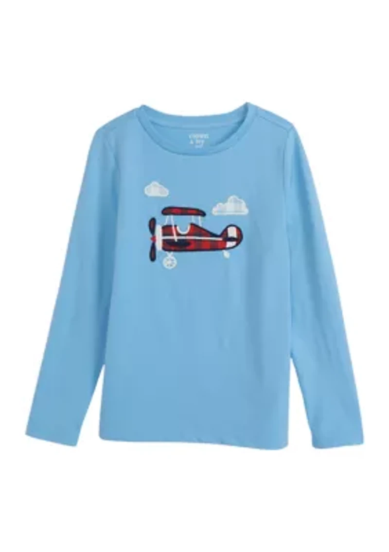 Boys 4-7 Appliqué Graphic T-Shirt