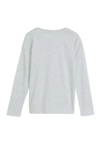 Boys 4-7 Long Sleeve Appliqué T-Shirt