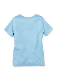 Boys 4-7 Short Sleeve Applique Graphic T-Shirt