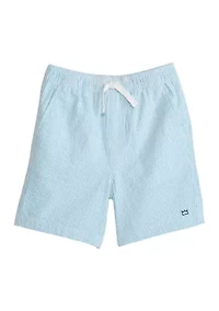 Boys 4-7 Seersucker Stripe Deck Shorts