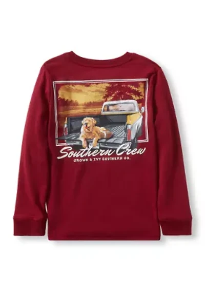 Boys 4-7 Long Sleeve Graphic T-Shirt