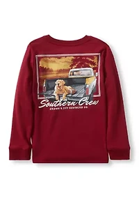 Boys 4-7 Long Sleeve Graphic T-Shirt