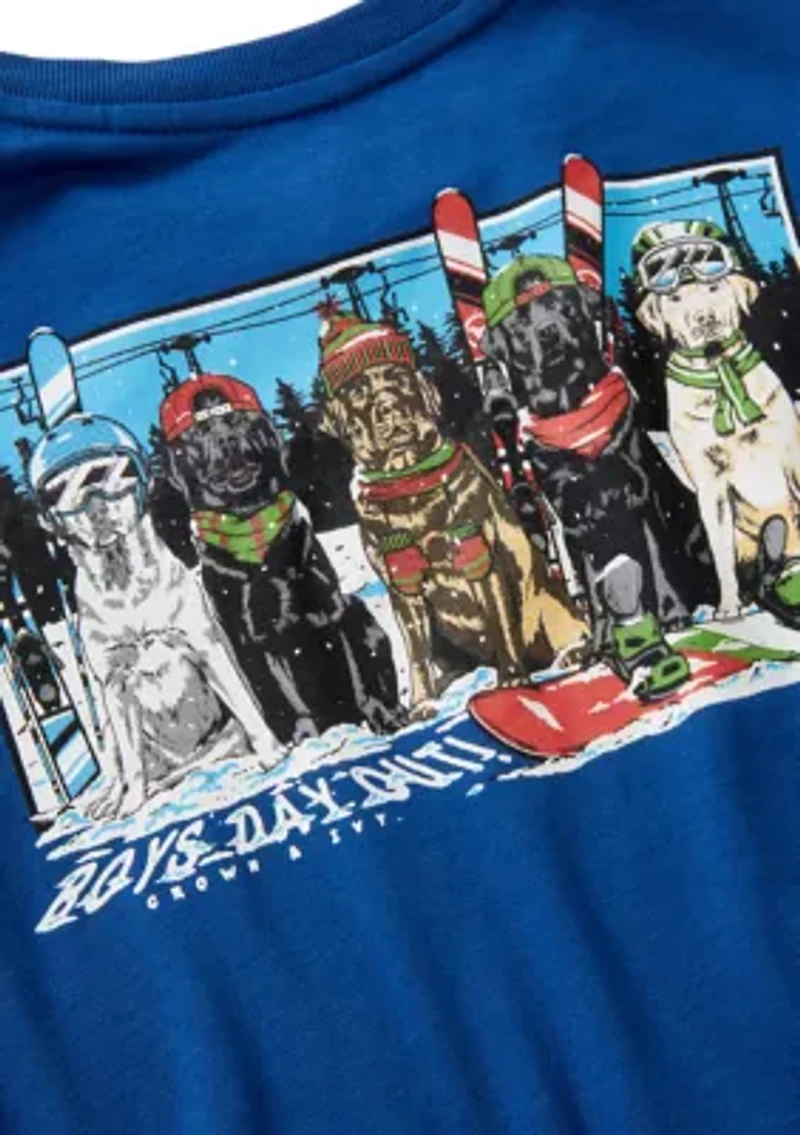 Boys 4-7 Long Sleeve Graphic T-Shirt