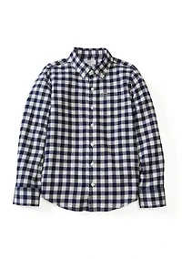 Boys 4-7 Twill Button Down Shirt