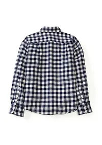 Boys 4-7 Twill Button Down Shirt