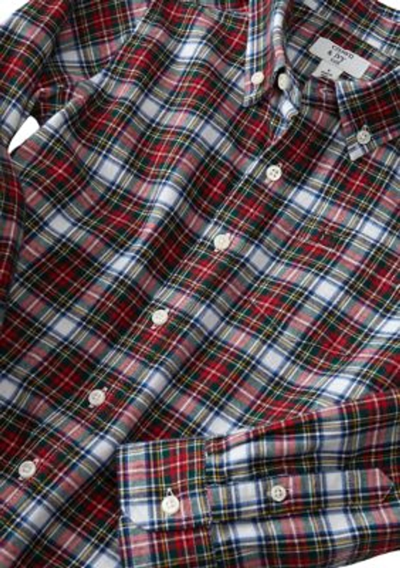 Boy 4-7 Twill Button Down Shirt