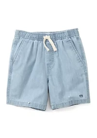 Boys 4-7 Chambray Deck Shorts
