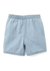 Boys 4-7 Chambray Deck Shorts