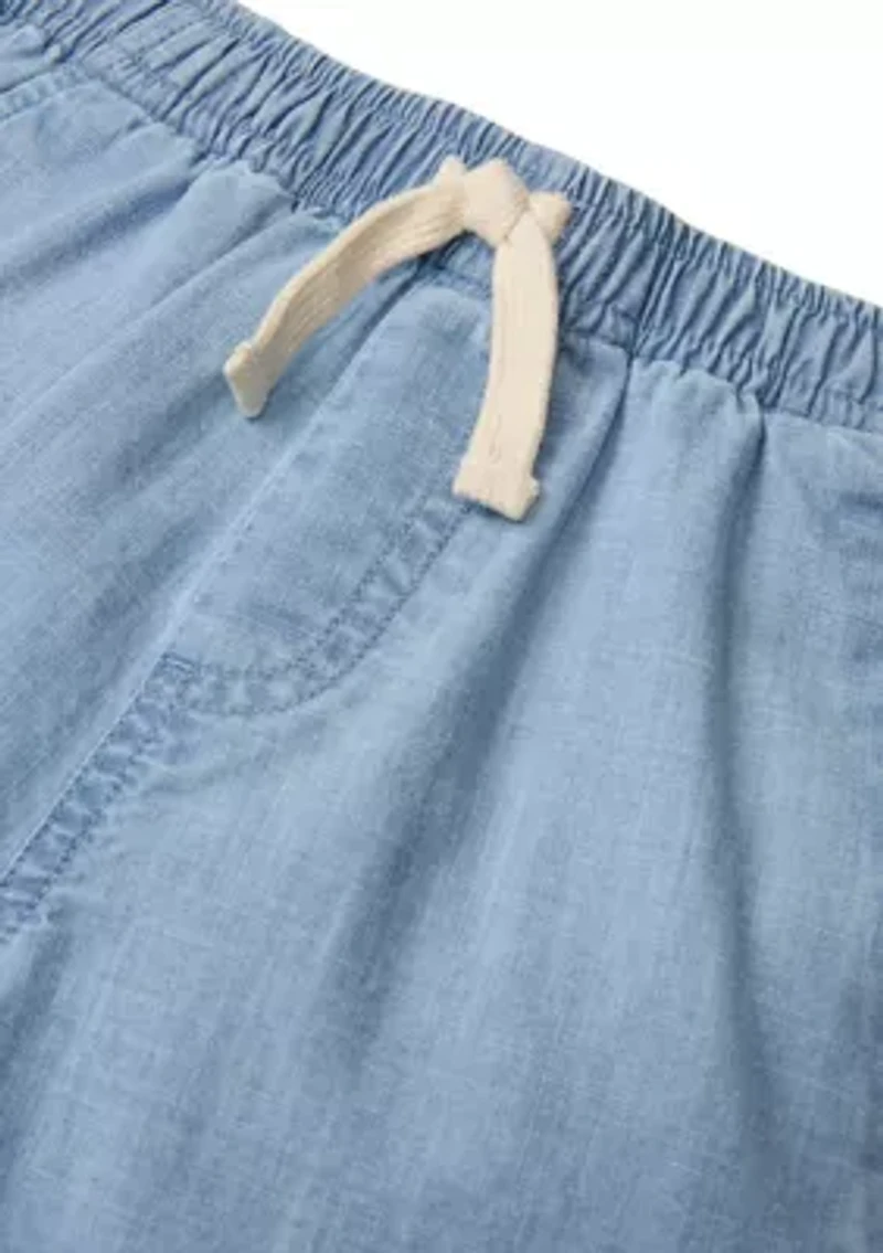 Boys 4-7 Chambray Deck Shorts