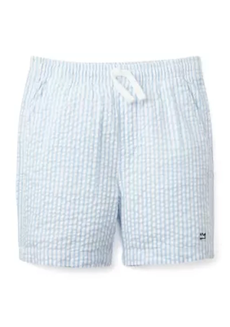 Boys 4-7 Seersucker Deck Shorts