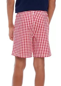 Boys 8-20 Printed Twill Deck Shorts
