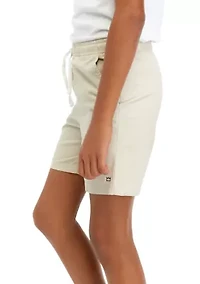 Boys 8-20 Solid Twill Deck Shorts