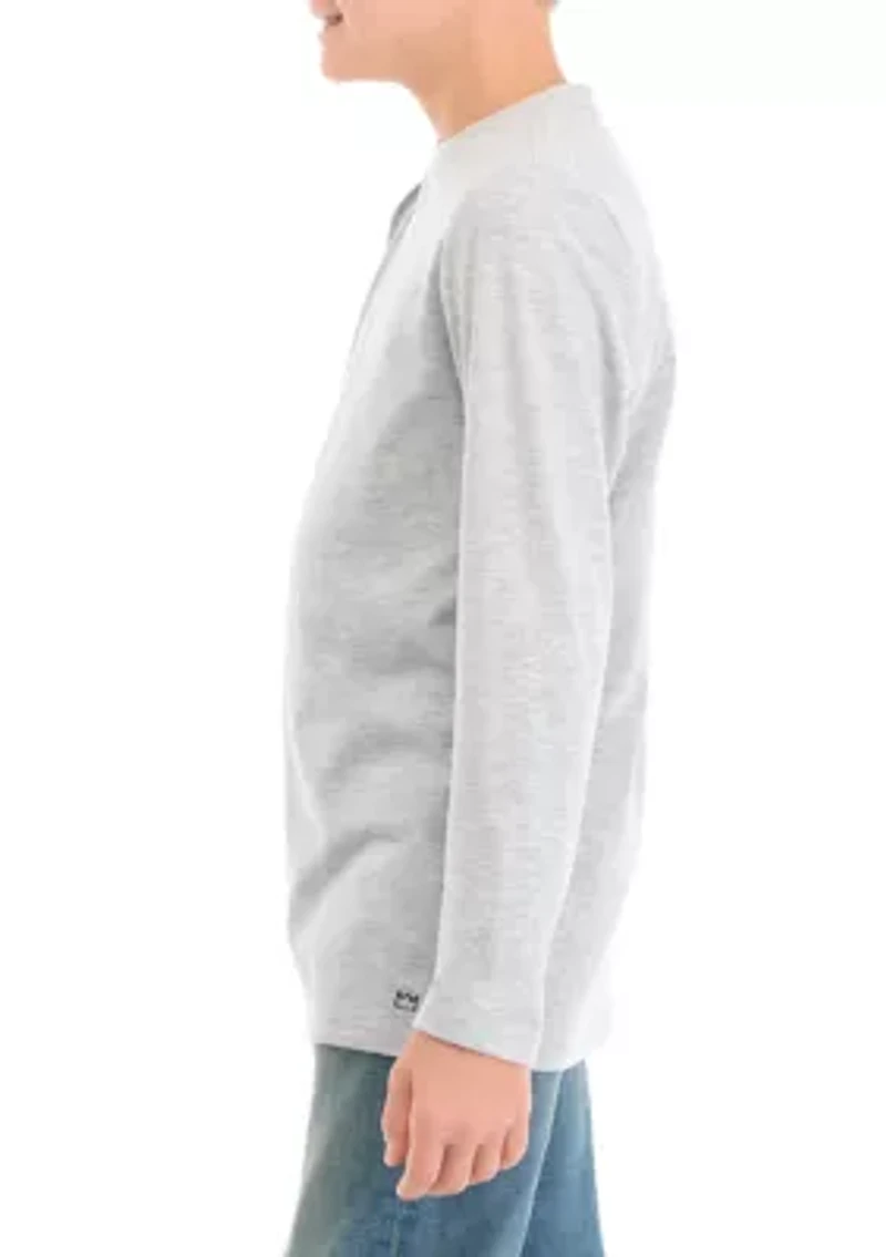 Boys 8-20 Long Sleeve Heather T-Shirt
