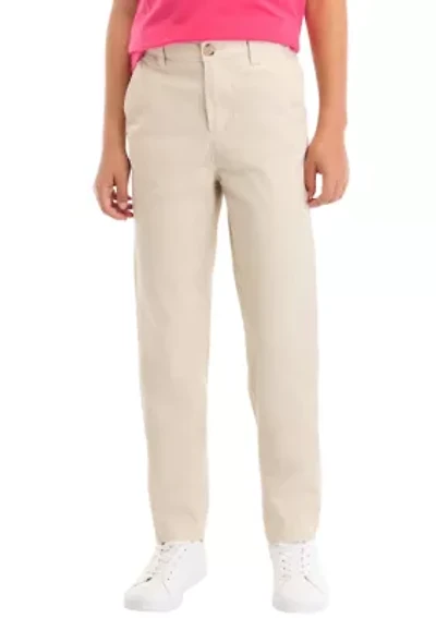 Boys 8-20 Twill Solid Pants
