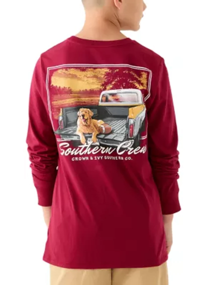 Boys 8-20 Dog Cooler Graphic T-Shirt